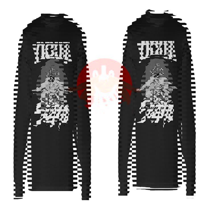 相撲 プロレス 相撲 横綱 相撲 日本 長袖Tシャツ ギフトのアイデア