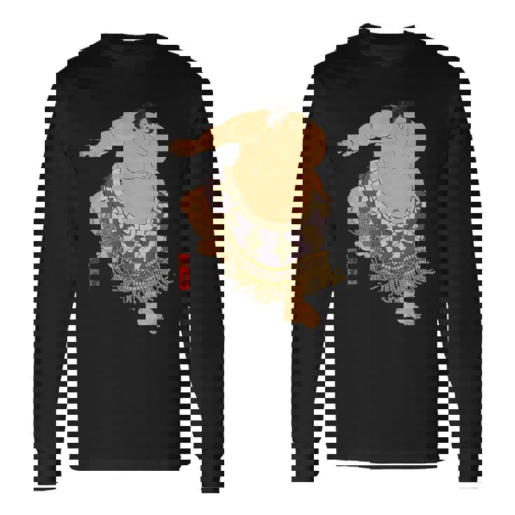 相撲取りtシャツ日本の相撲tシャツが大好きですヴィンテージアート相撲力士ラブレスリング 長袖Tシャツ