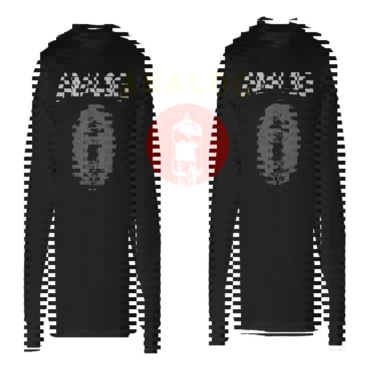 真空管 アンプ アナログ ヴィンテージ レトロ 80年代 長袖Tシャツ