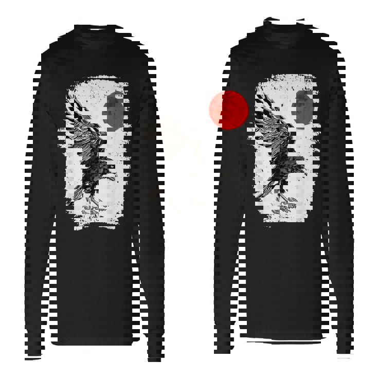 矢田の烏t 長袖Tシャツ