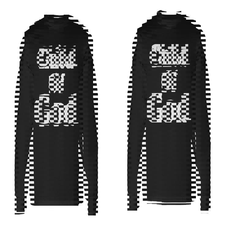 神の子 レトロ イエス 宗教 キリスト教 聖書 言葉 長袖Tシャツ