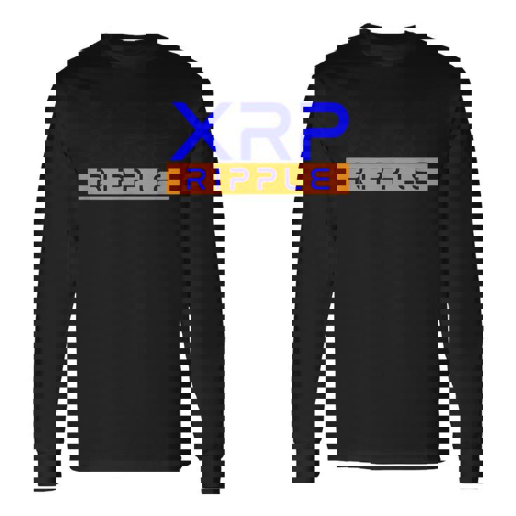 私のxrpリップル暗号通貨 長袖Tシャツ