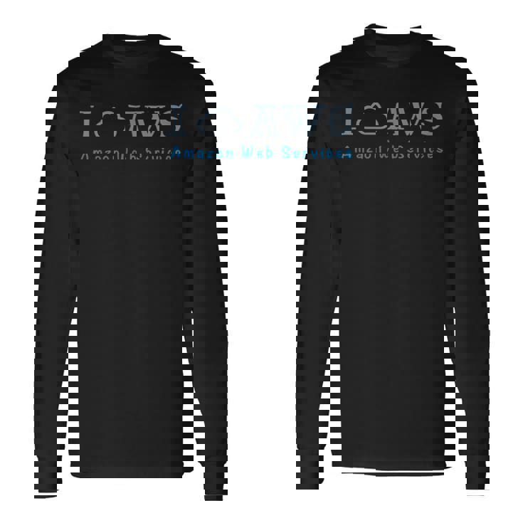 私はawsが大好きです 長袖Tシャツ