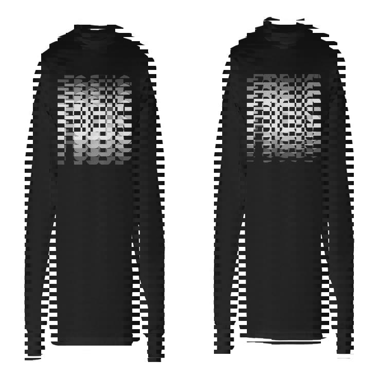 私はあなたの魂であり、あなたも私の魂です。フォーカス 長袖Tシャツ