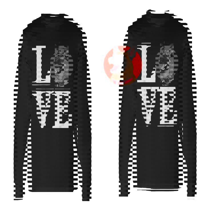 私はベルギーのマリノア子犬愛好家が大好きです 長袖Tシャツ ギフトのアイデア