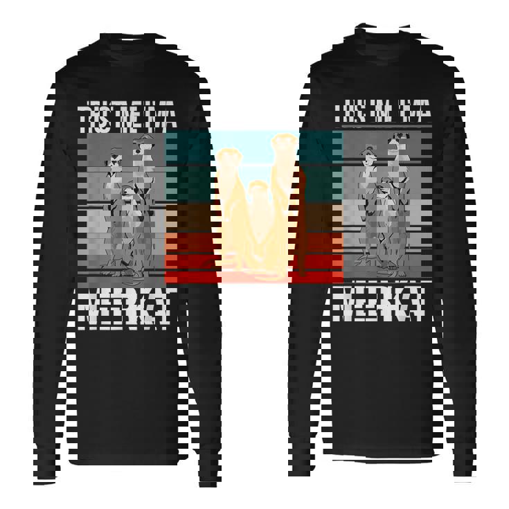 私はミーアキャット ハロウィン ミーアキャット ミーアキャット 長袖Tシャツ