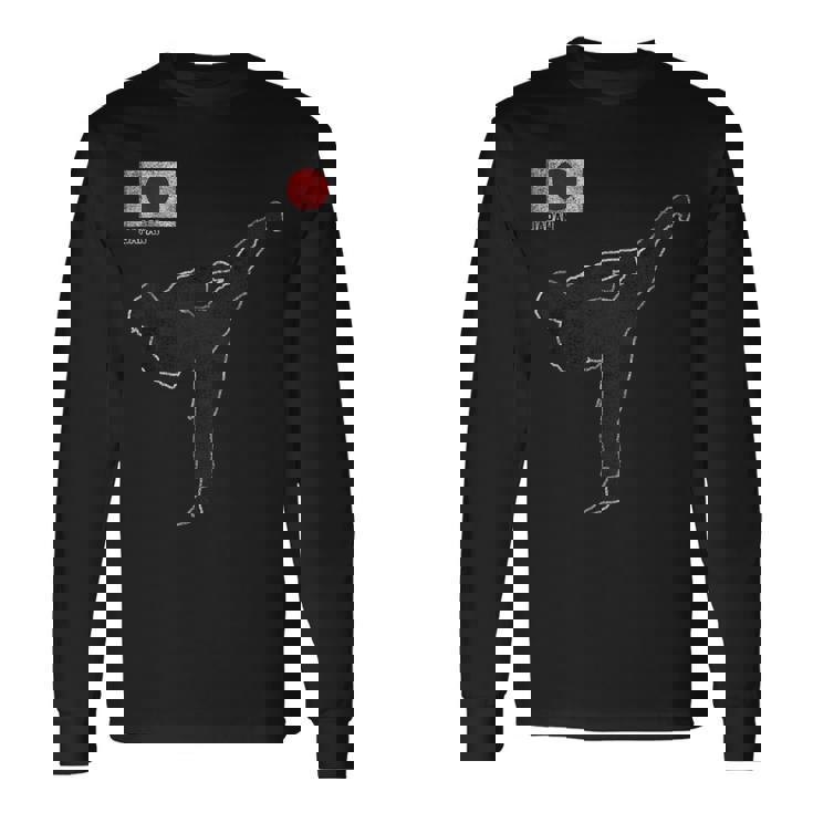 空手日本代表スポーツ 完全格闘技コンタクト 長袖Tシャツ ギフトのアイデア