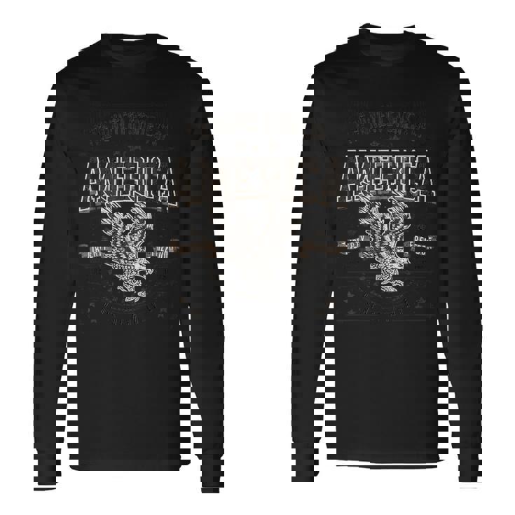 米国 アメリカン イーグル アメリカ国旗 パトリオット Usa メンズ ホワイト 長袖Tシャツ