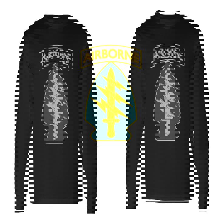 米陸軍 第1特殊部隊 コマンド 空挺 米軍 長袖Tシャツ