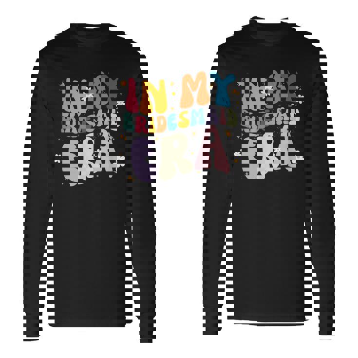 結婚式の日バチェロレッテパーティー面白い ブライドメイド時代 長袖Tシャツ