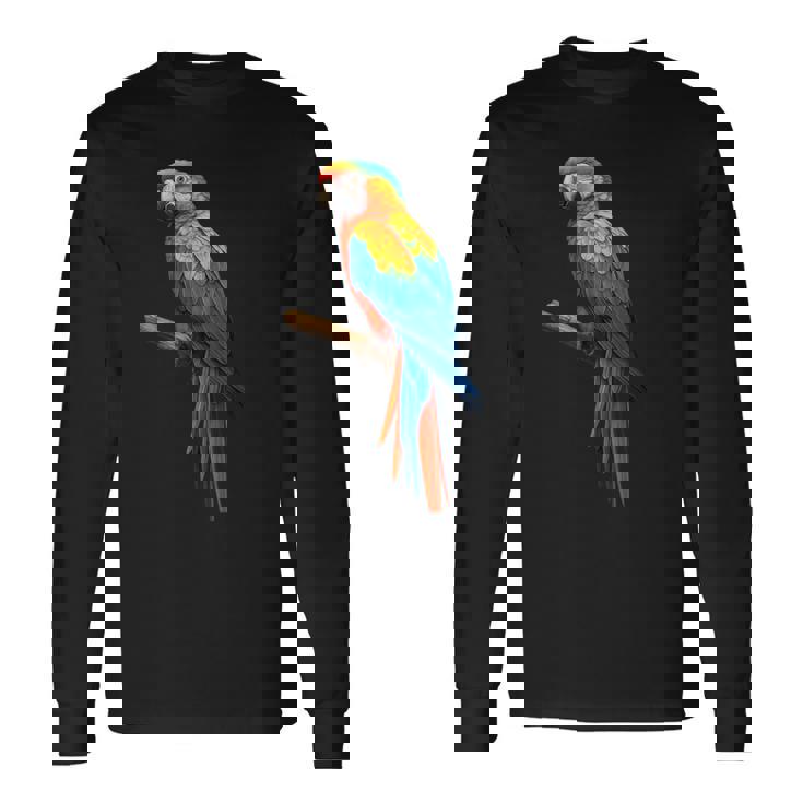 美しいオウム 長袖Tシャツ