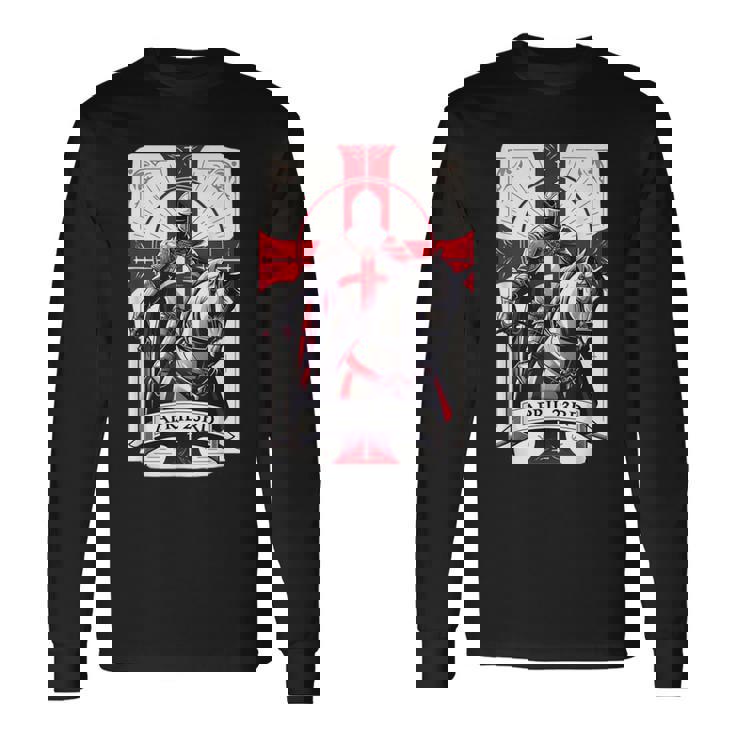 聖ジョージの日 4月23日 愛国的な衣装のアイデア イギリス 長袖Tシャツ