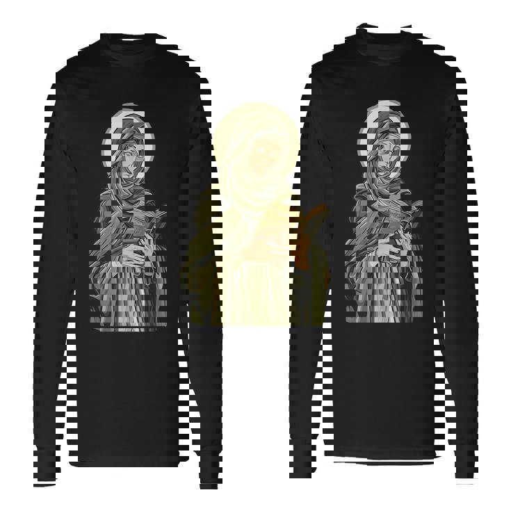 聖ブリジッド オブ キルデア ホールディング A バイブル 長袖Tシャツ