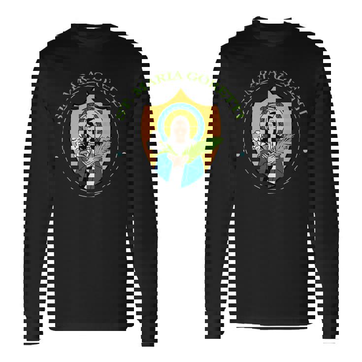 聖マリア・ゴレッティ リリー・セインツ カトリック ガールズ ピュリティ 長袖Tシャツ