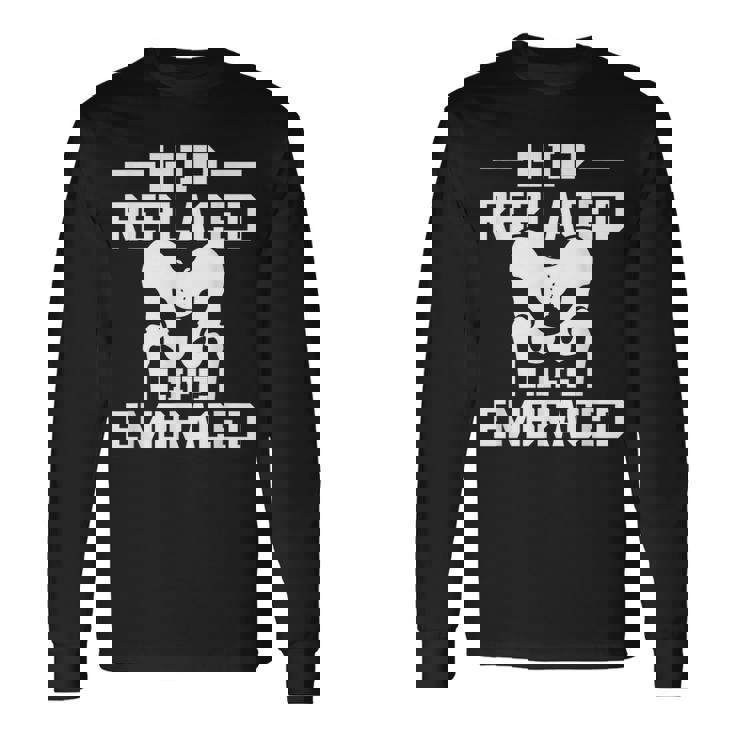 股関節置換術を受け入れた人生 股関節置換手術 長袖Tシャツ ギフトのアイデア