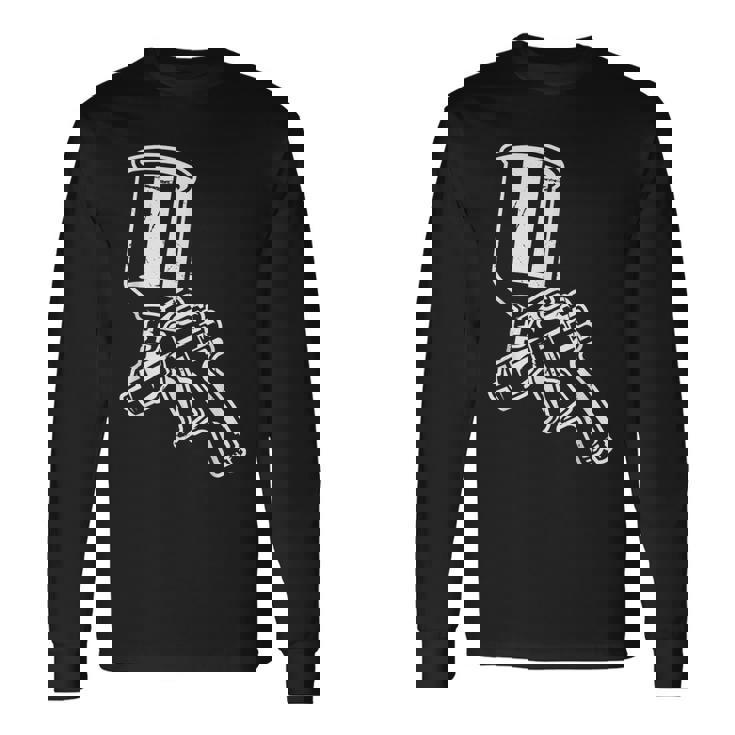 自動車噴霧器 車体 自動車塗装業者 長袖Tシャツ