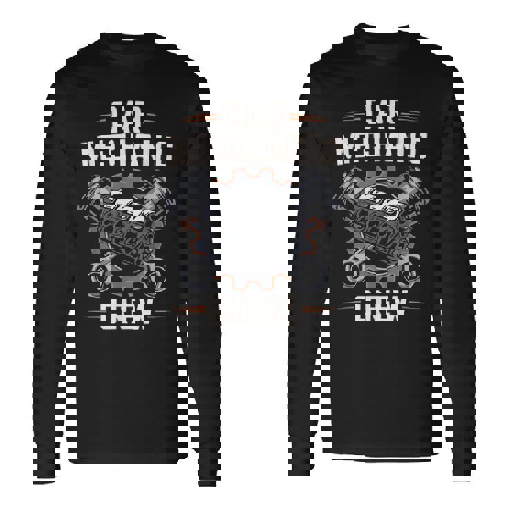 自動車整備士 クルー 普通車 整備士 長袖Tシャツ ギフトのアイデア