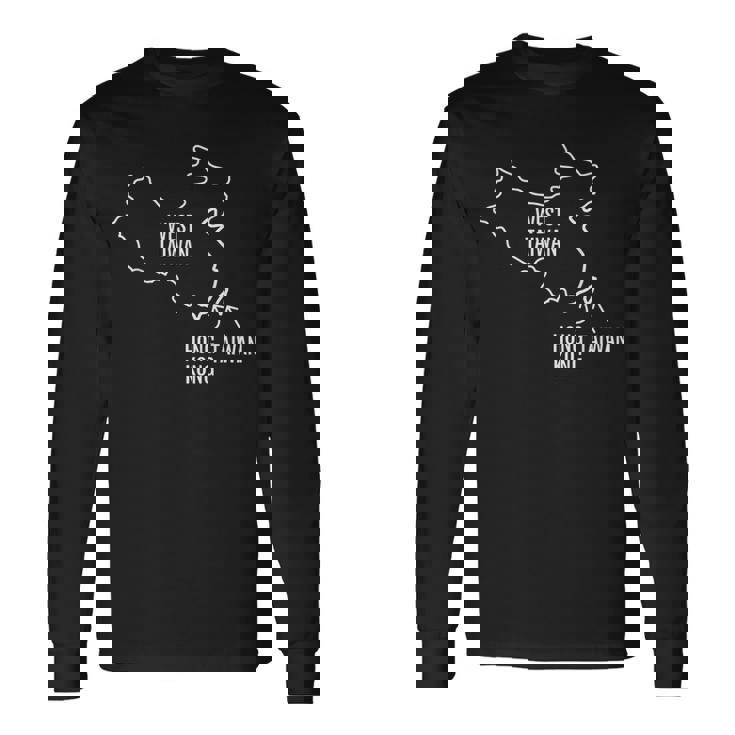 自由な台湾の誇りと独立。 長袖Tシャツ