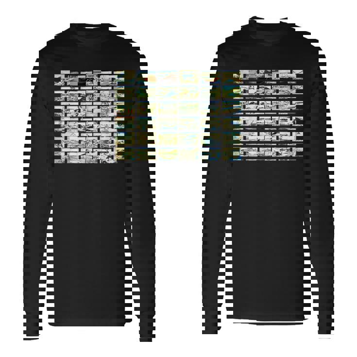 葛飾 北斎 富嶽三十六景 有名アート 長袖Tシャツ