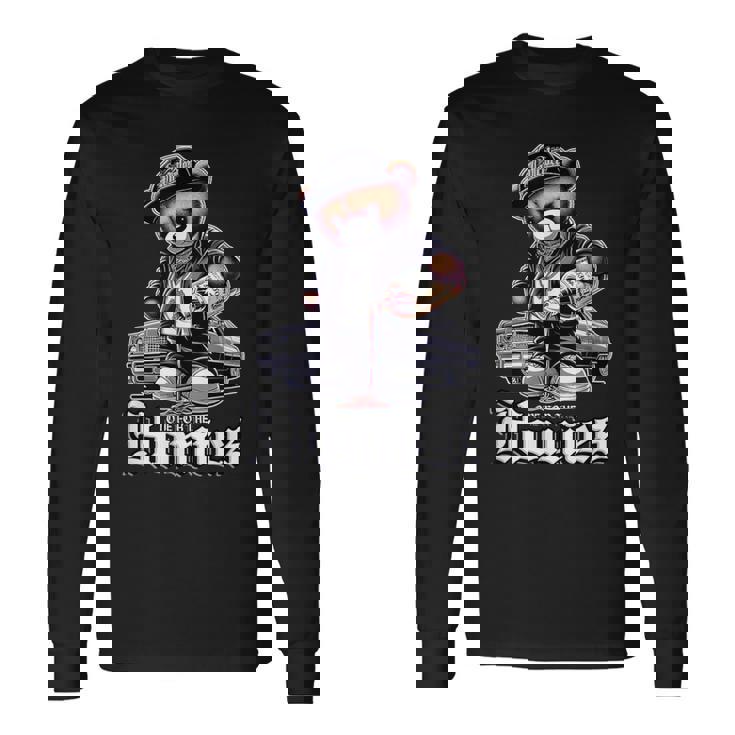 西海岸ラテン系チカーノアートヒップホップ One For The Homies 長袖Tシャツ ギフトのアイデア