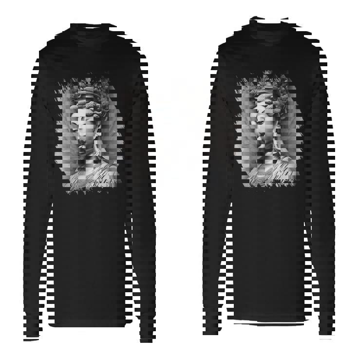 観音菩薩 仏教 仏教 長袖Tシャツ