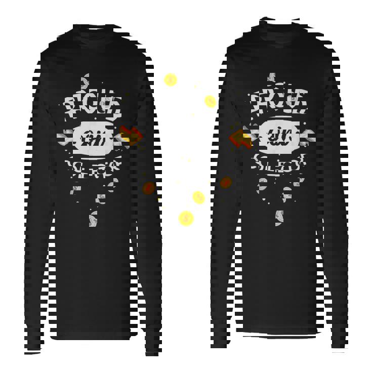 誇り高きコインコレクター 長袖Tシャツ