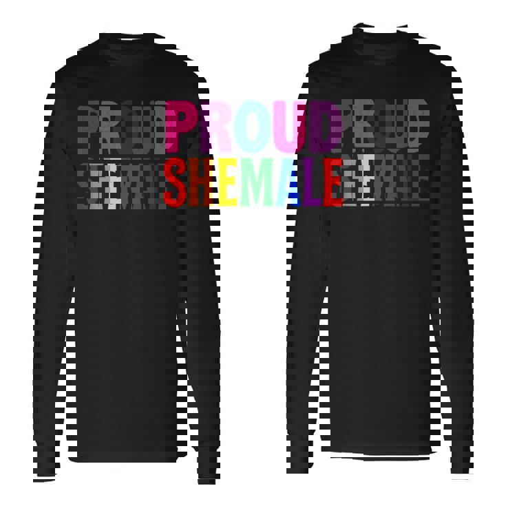 誇り高きシーメール レディーボーイ Lgbtq プライド 長袖Tシャツ