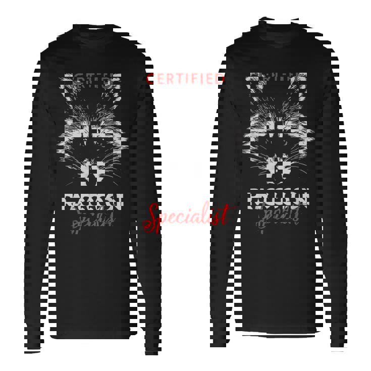 認定たぬきスペシャリスト 長袖Tシャツ