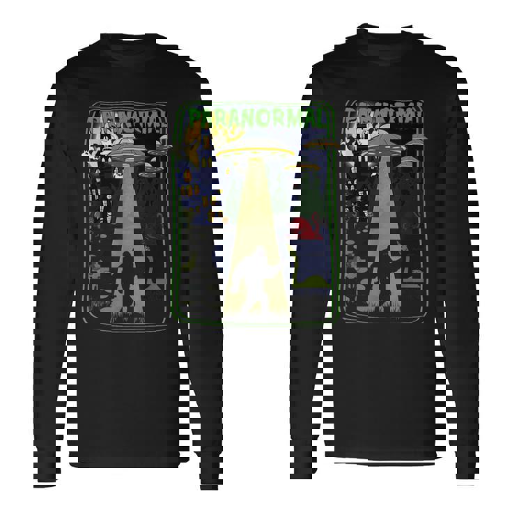 超常現象 ビッグフット ネス湖 Mothman Aliens Cryptid 長袖Tシャツ ギフトのアイデア