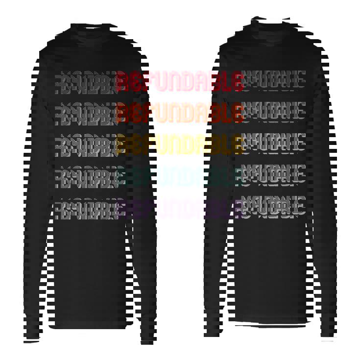 返金可能 長袖Tシャツ