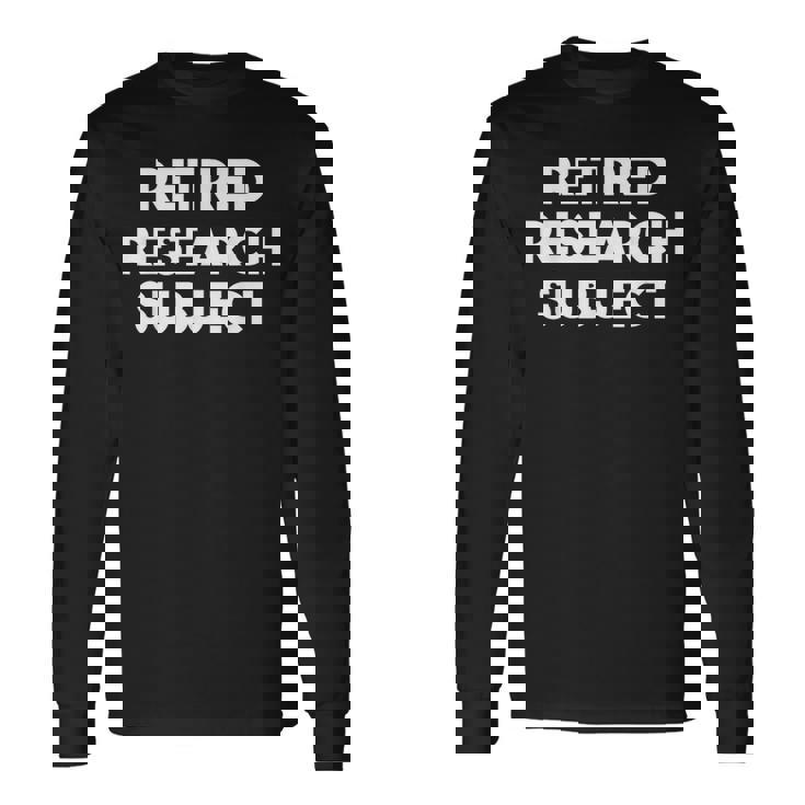 退職研究科 長袖Tシャツ