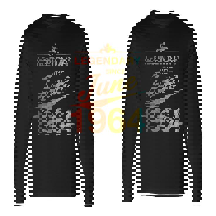 還暦 1964年6月生まれ 60歳 ヴィンテージ 長袖Tシャツ ギフトのアイデア