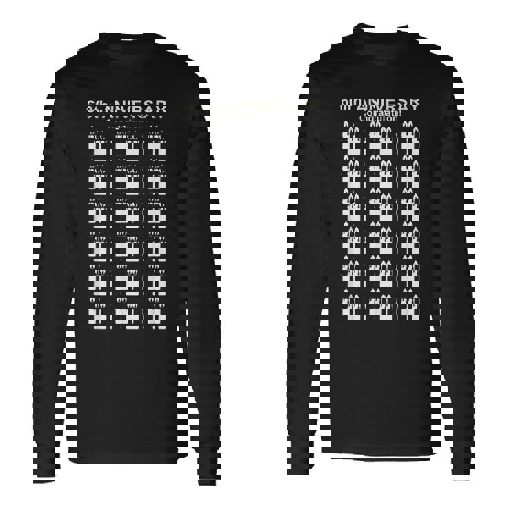 還暦のお祝い 「キャンドル」 還暦祝い 60歳 長袖Tシャツ