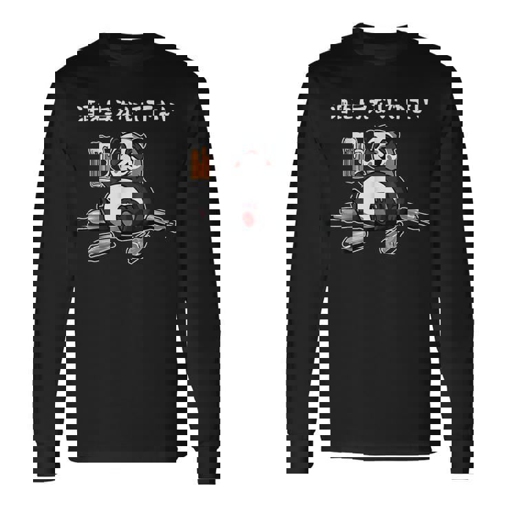 酒 面白いtシャツ ビール メンズ おもしろ 筆文字 面白い 服 オリジナル おもしろグッズ 文字 長袖Tシャツ