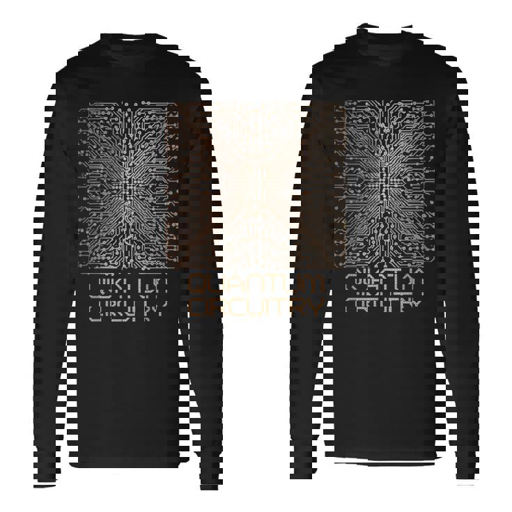 量子回路ai人工知能 長袖Tシャツ