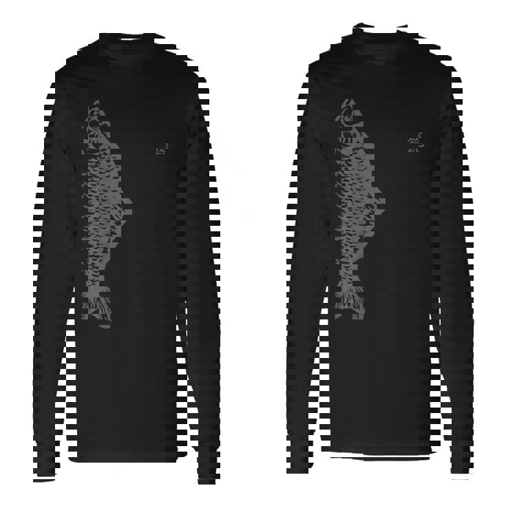 釣 ヘラブナ 箆鮒 ヘラブナグッズ 長袖Tシャツ