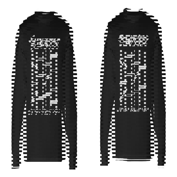 釣り 面白いtシャツ 釣りバカ あみだくじ 釣り人 メンズ おもしろ 面白い 服 海釣り 川釣り ネタ 長袖Tシャツ