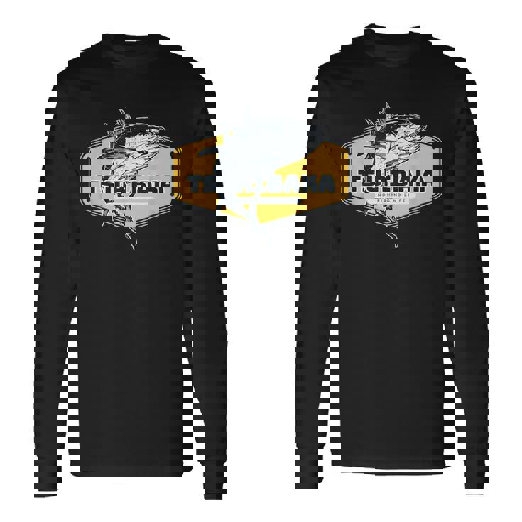 釣りバカ 釣り 魚好き 釣りおじさん 釣りガール 釣りボーイ 釣り好き かっこいい おしゃれ おもしろ イラスト 長袖Tシャツ