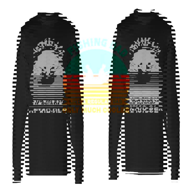 釣りバカ日誌 普通のパパよりカッコイイ！？ おとっつぁん フィッシャー 父 魚 フィッシング 長袖Tシャツ