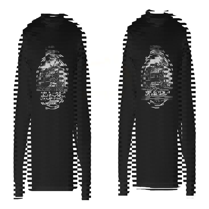 鉄道 面白tシャツ おもしろ 名言 蒸気機関車l 鉄オタ 撮り鉄 乗り鉄 メンズ グッズ ネタ 服 電車 長袖Tシャツ