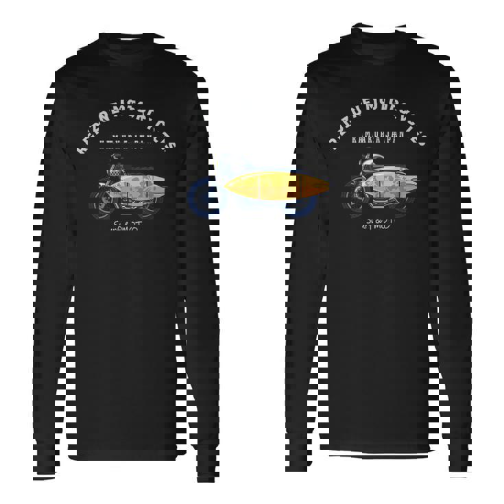 鎌倉 ジャパン おしゃれ クール サーフィン バイク オートバイ サーファー サーフボード 長袖Tシャツ