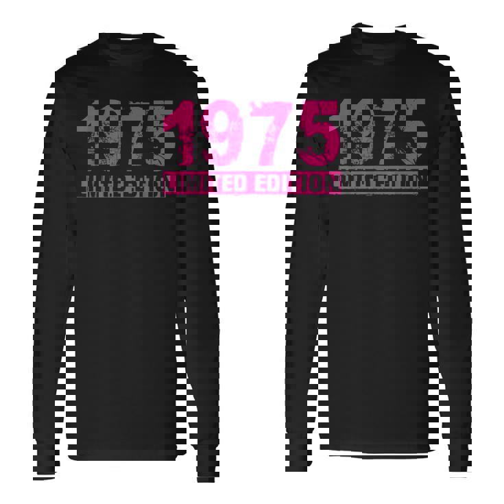 限定版 1975 誕生日 1975年 1975年生まれ 長袖Tシャツ