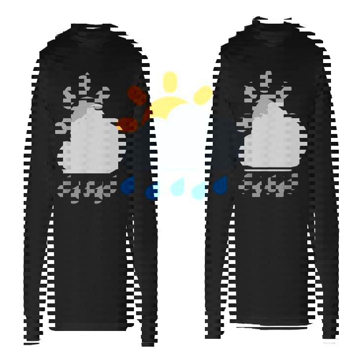 雨雲の向こうの太陽 長袖Tシャツ