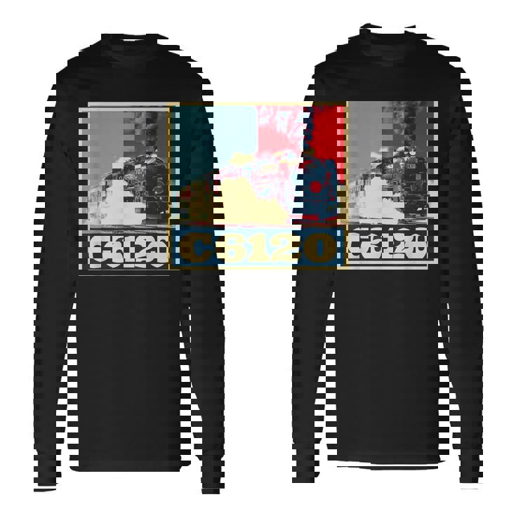 面白tシャツ 鉄道 蒸気機関車l おもしろ レトロ 鉄オタ メンズ グッズ ネタ おしゃれ 電車 長袖Tシャツ