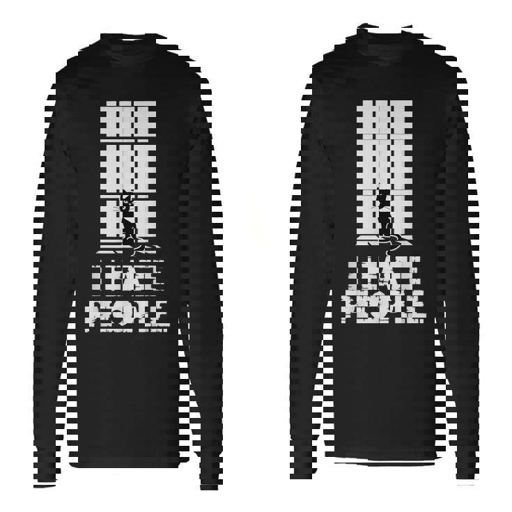 面白い 黒猫 反社会的ユーモア キティ 恋人 猫 ママ&パパ 長袖Tシャツ