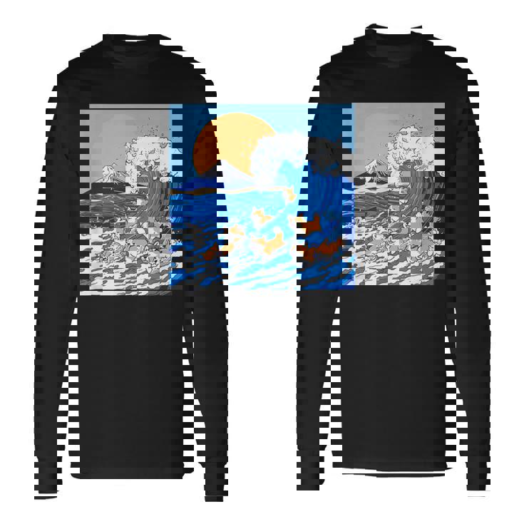 面白いtシャツ コーギー 犬 イヌ わんこ メンズ 犬好き グッズ かわいい おもしろ 面白い 服 ネタ 夏 長袖Tシャツ