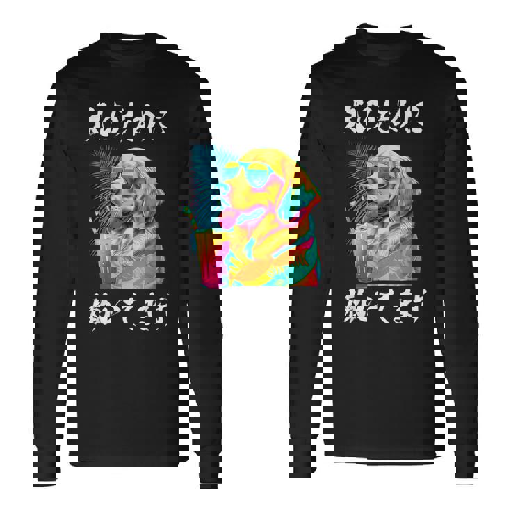 面白いtシャツ ゴールデンレトリバー イヌ わんこ メンズ 犬好き グッズ おもしろ 面白い 服 ネタ 長袖Tシャツ