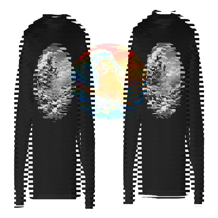 面白いtシャツ ゴールデンレトリバー 犬 イヌ メンズ 犬好き グッズ かわいい おもしろ 面白い 服 ネタ 長袖Tシャツ ギフトのアイデア