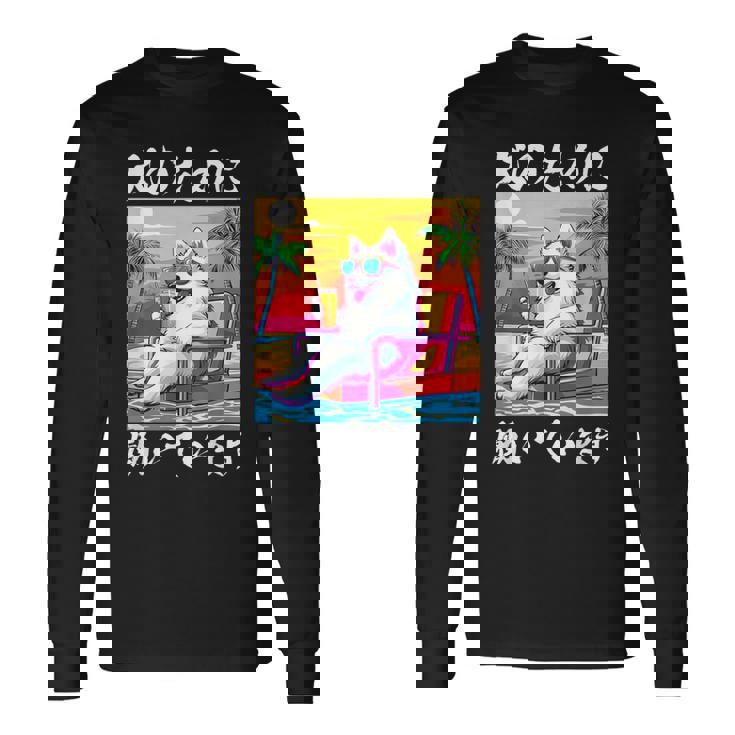 面白いtシャツ サモエド 犬 イヌ わんこ メンズ 犬好き グッズ おもしろ 面白い 服 ネタ わんこ 長袖Tシャツ