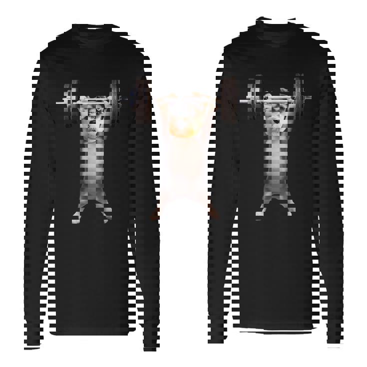 面白いtシャツ シュナウザー 犬 イヌ わんこ メンズ 犬好き グッズ かわいい 面白い 服 ネタ 筋トレ 長袖Tシャツ